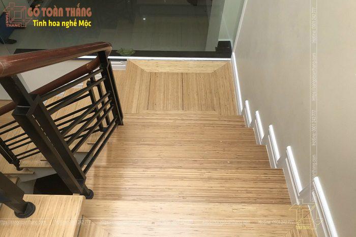 Cầu thang gỗ Tre ép 3 Cầu thang gỗ Tre ép - Ảnh 3