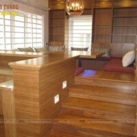 Cầu thang gỗ Tre ép 7