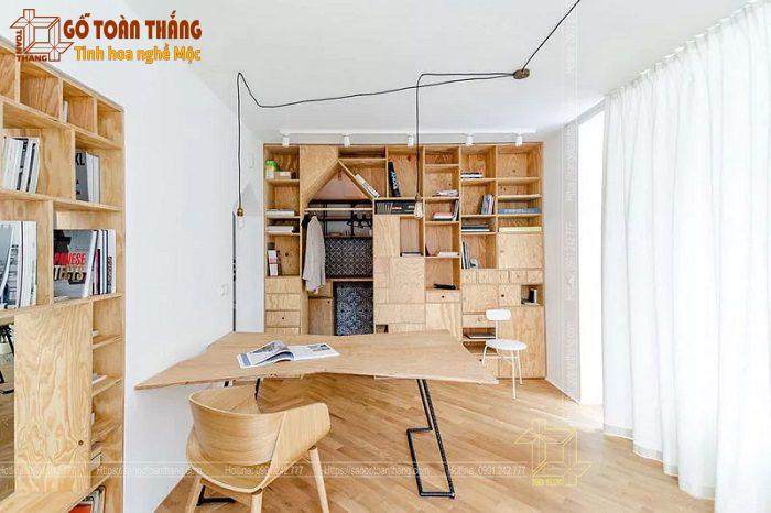 Gỗ Plywood với tinh năng chống cong vênh tốt