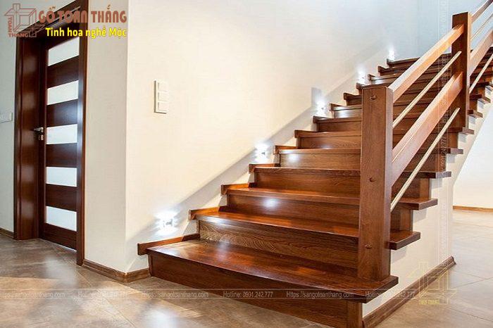 Cầu thang gỗ Lim Nam Phi 1 Cầu thang gỗ Lim Nam Phi