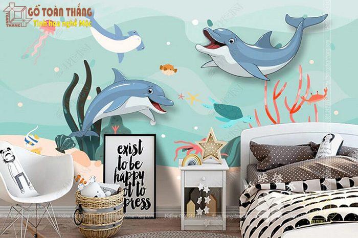 Giấy dán tường in theo yêu cầu 4 Giấy dán tường in theo yêu cầu - Ảnh 4