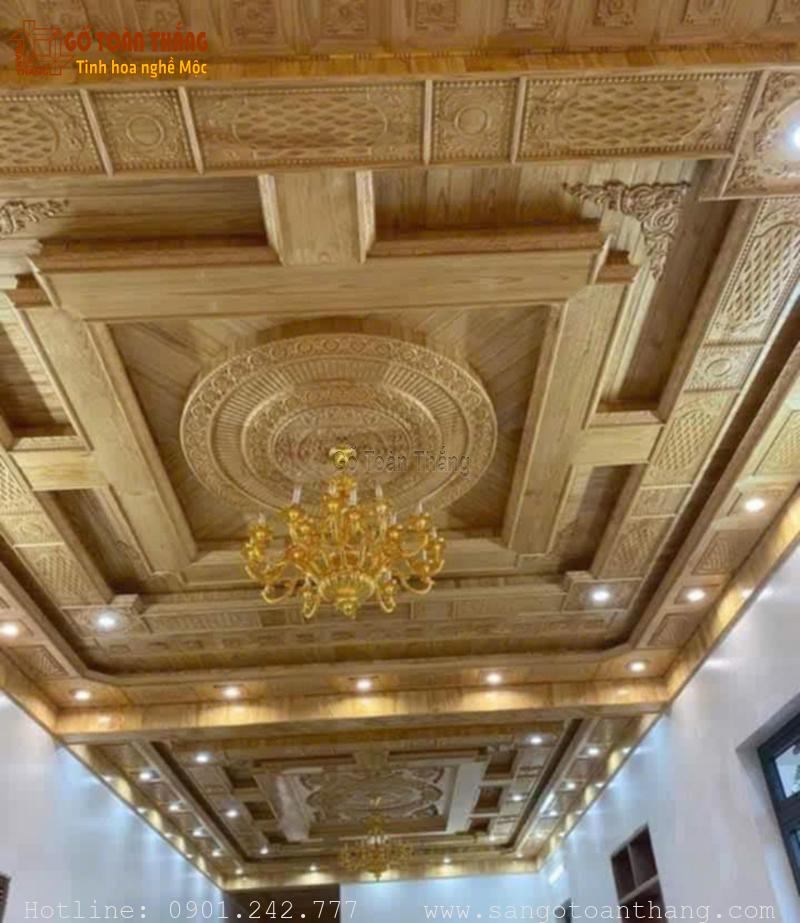 Trần gỗ Pơ Mu có mùi thơm sang trọng dịu nhẹ Trần gỗ Pơ Mu có mùi thơm sang trọng dịu nhẹ