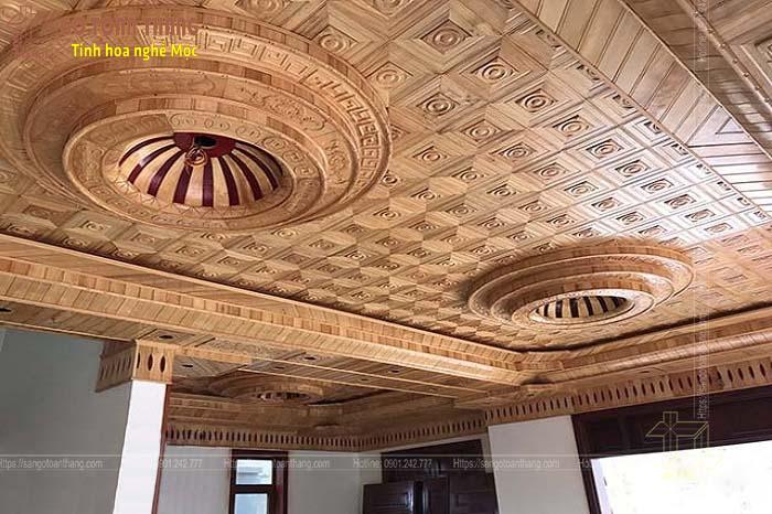 Trần Gỗ Xoan tự nhiên 2 Trần Gỗ Xoan tự nhiên - Ảnh 2