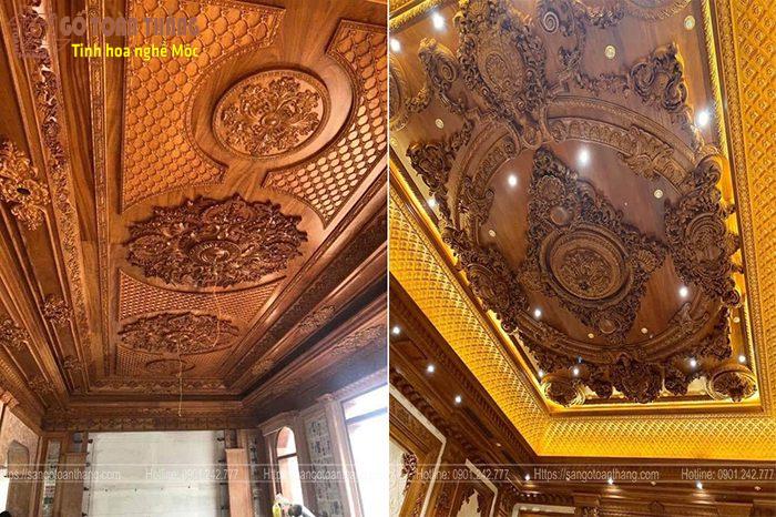 Trần Gỗ Căm xe tự nhiên 2 Trần Gỗ Căm xe tự nhiên - Ảnh 2