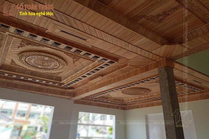 Trần Gỗ Xoan tự nhiên 3 Trần Gỗ Xoan tự nhiên - Ảnh 3