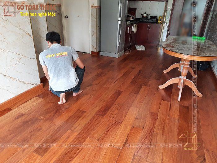 Sàn gỗ Toàn Thắng là đơn vị kinh nghiệm trong việc thi công sàn gỗ tự nhiên