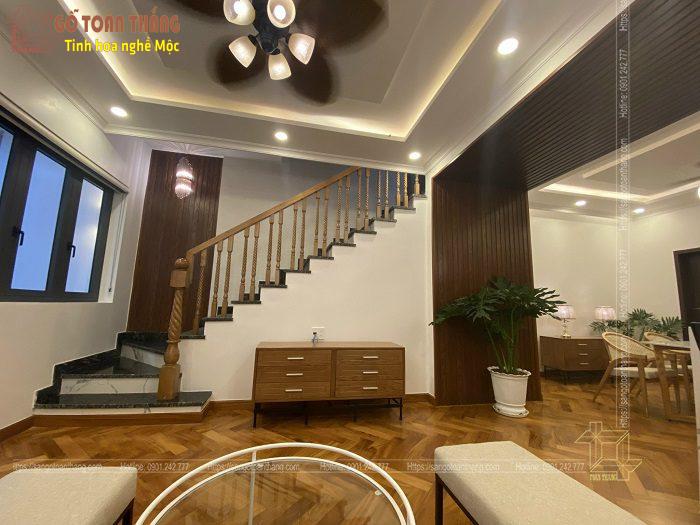 Sàn gỗ Gõ đỏ Xương Cá 5 Sàn gỗ Gõ đỏ Xương Cá - Ảnh 5