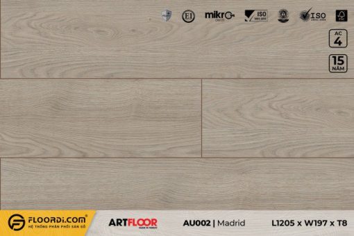 Sàn gỗ Artfloor 8mm AU0022