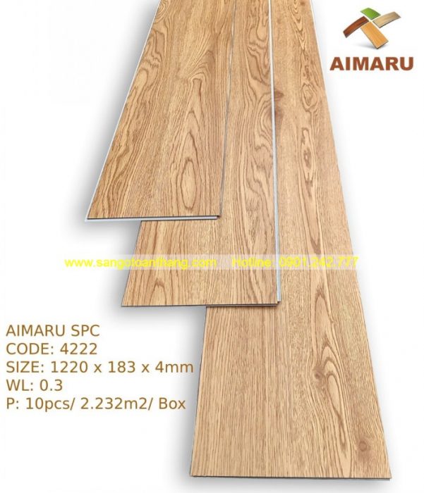 Sàn nhựa Aimaru SPC Hèm khóa 4mm