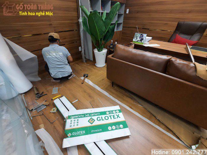 Chúng ta có thể thoải mái lựa chọn sàn nhựa Glotex tích hợp đế cao su cho mọi công trình