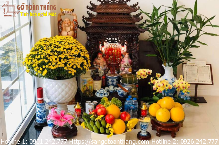 Lập bàn thờ Thổ Công đã trở thành một nét văn hóa trong đời sống tâm linh của người Việt
