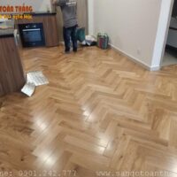 Sàn gỗ Sồi Xương cá 19