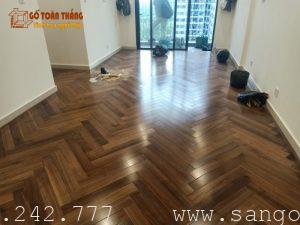 sàn gỗ vân bóng