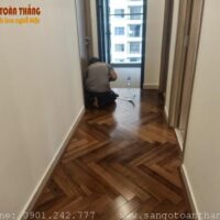 Sàn gỗ Óc Chó Xương cá 25