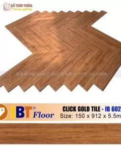 Sàn nhựa xương cá IBT Floor 4mm-6027