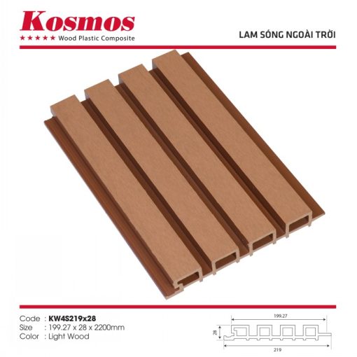 tam op go nhua koswood KW4S219X28 LW