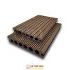 Sàn gỗ nhựa ngoài trời lỗ tròn 140x25-Coffee