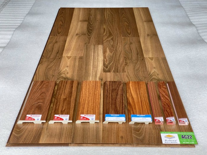 Sàn gỗ công nghiệp có bề mặt đa dạng vân gỗ theo sở thích khách hàng