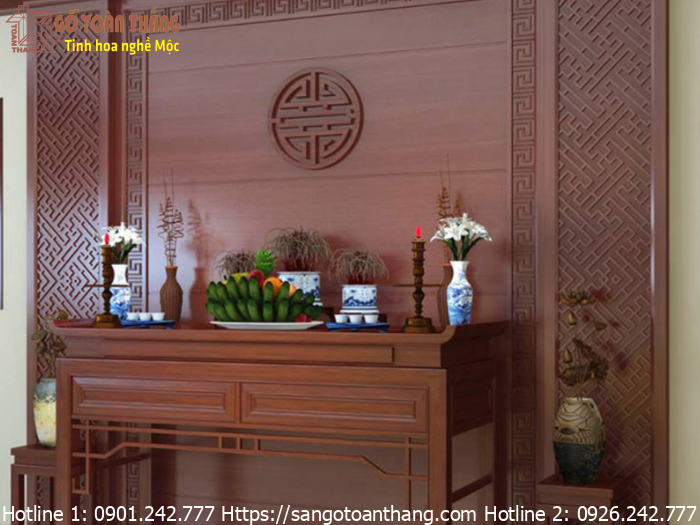 Bàn thờ là vật dụng thờ cúng thiết yếu trong mỗi gia đình Việt