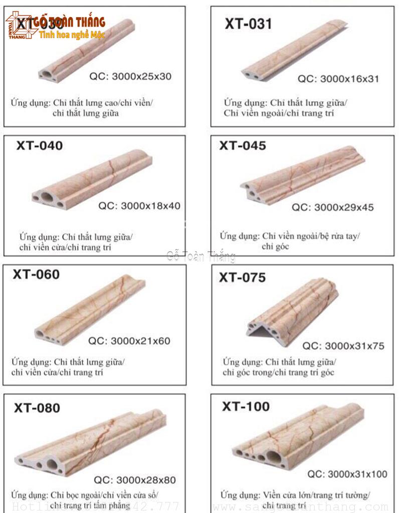 Phào chỉ nhựa giả đá đồng bộ tấm ốp