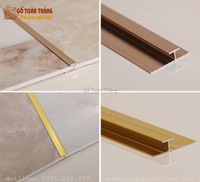 Nẹp chỉ chữ H - Phụ kiện tấm pvc vân đá