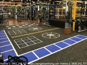 Thảm cao su phòng GYM