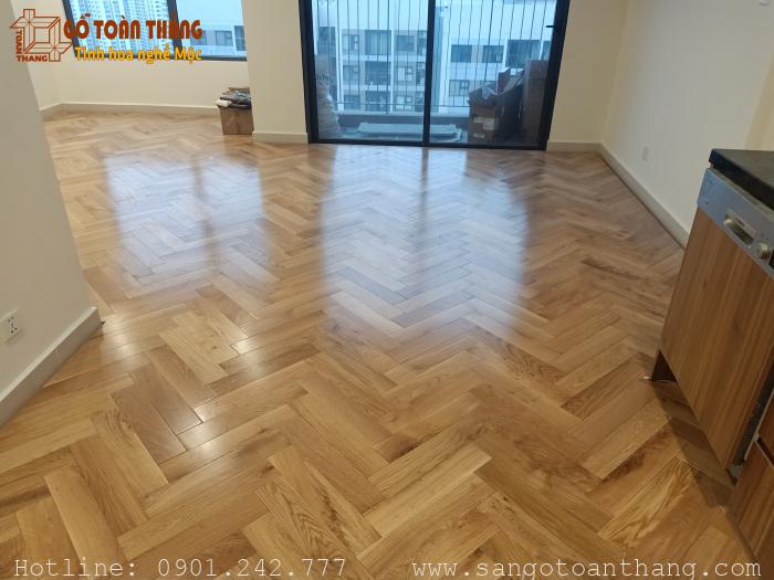 Nên chọn kích thước sàn gỗ tự nhiên phù hợp với không gian