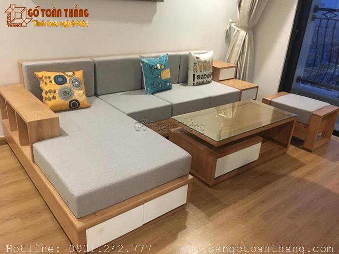 Bàn Sofa phòng khách gỗ HDF