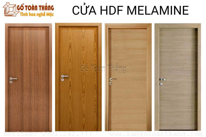 Cửa gỗ công nghiệp HDF phủ Melamine