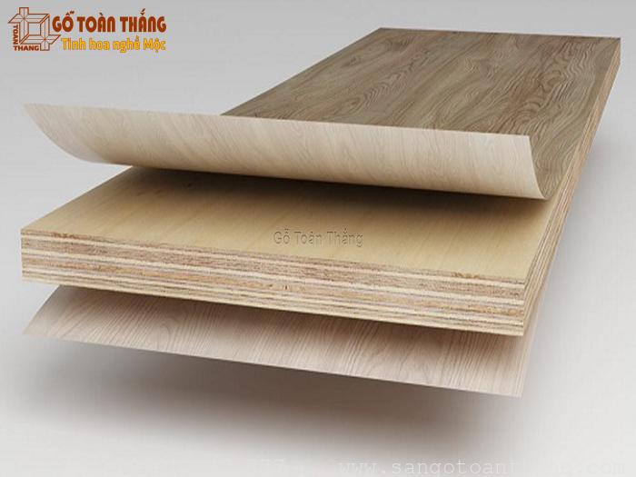 Cấu tạo mặt cắt của gỗ Plywood