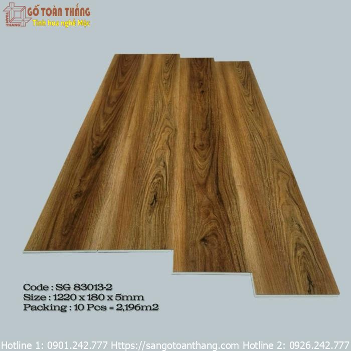 Sàn nhựa hèm khóa SPC đế cao su SG-83013 1 Sàn nhựa hèm khóa SPC đế cao su SG-83013