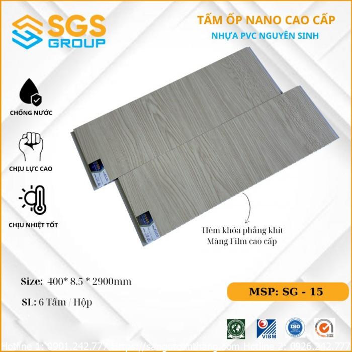 Tấm ốp Nano SGS-15 1 Tấm ốp Nano SGS-15
