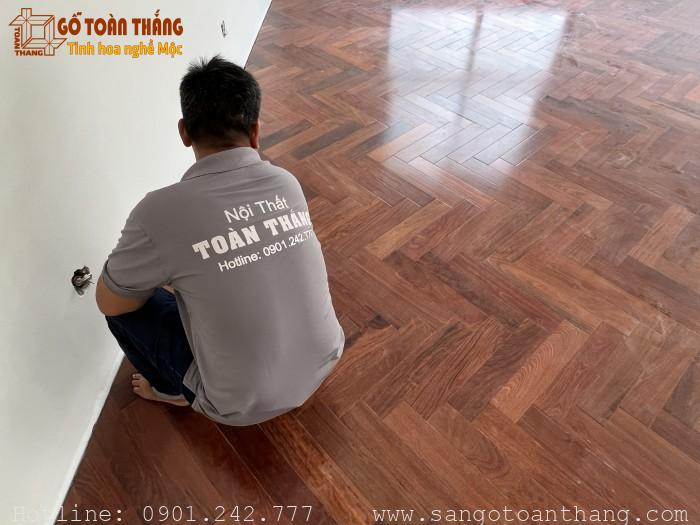 Sàn gỗ Căm xe lát xương cá có thể ứng dụng trong mọi không gian Sàn gỗ Căm xe lát xương cá có thể ứng dụng trong mọi không gian