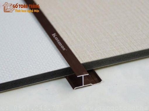 Nẹp nhôm chữ H màu Sâm panh - Hình ảnh 2