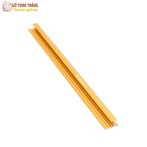 Nẹp nhôm chữ H màu Vàng gold