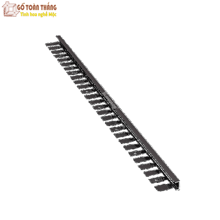 Nẹp kết thúc nhôm uốn cong màu Đen 1 Nẹp kết thúc nhôm uốn cong màu Đen