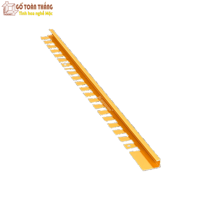 Nẹp kết thúc uốn cong màu Vàng Gold 1 Nẹp kết thúc uốn cong màu Vàng Gold