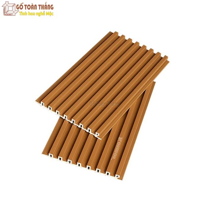 Tấm ốp gỗ nhựa phủ ASA Kosmos 8S169X14 Teak 1 Tấm ốp gỗ nhựa phủ ASA Kosmos 8S169X14 Teak