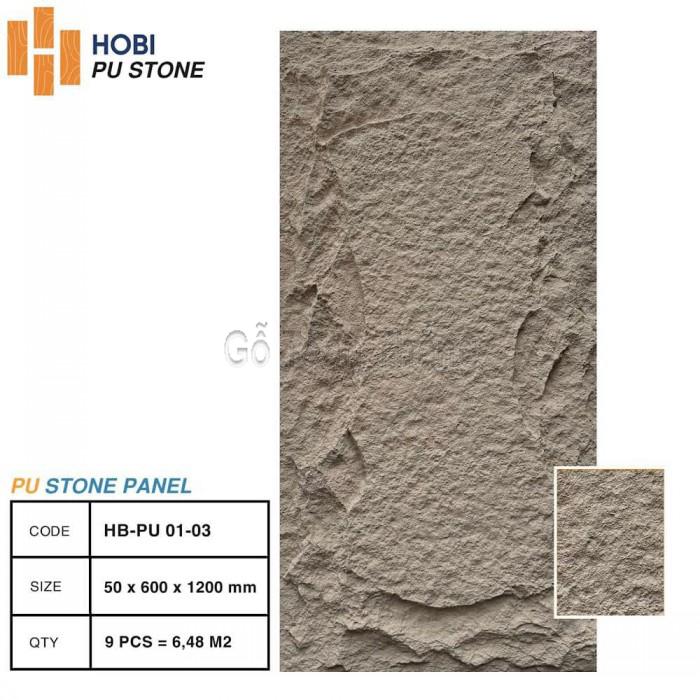 Tấm ốp PU giả đá Hobiwood HB PU01-03 1 Tấm ốp PU giả đá Hobiwood HB PU01-03