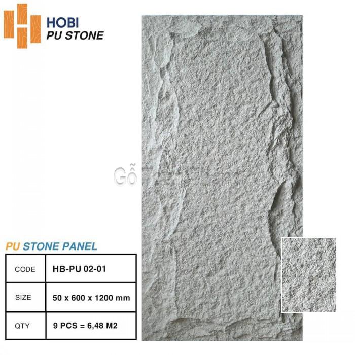 Tấm ốp PU giả đá Hobiwood HB PU02-01 1 Tấm ốp PU giả đá Hobiwood HB PU02-01