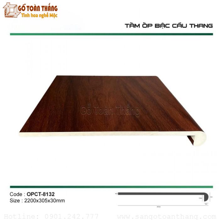 Cầu thang nhựa giả gỗ CTN-8132 1 Cầu thang nhựa giả gỗ CTN-8132