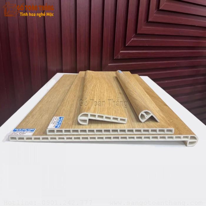 Cầu thang nhựa giả gỗ CTN-02 1 Cầu thang nhựa giả gỗ CTN-02