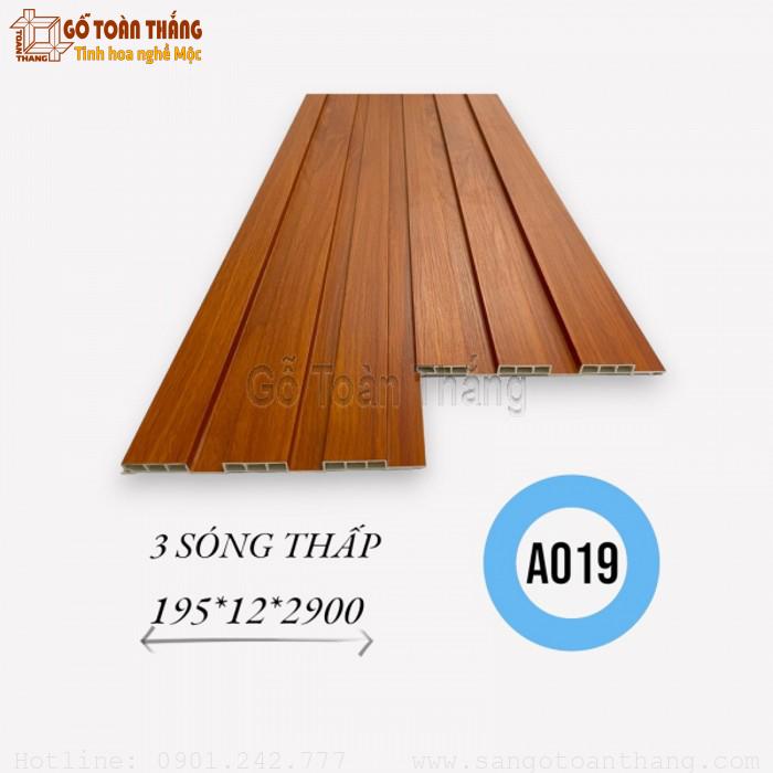 Lam 3 sóng thấp Atlantis 12x195x2900mm A019 1 Lam 3 sóng thấp Atlantis 12x195x2900mm A019