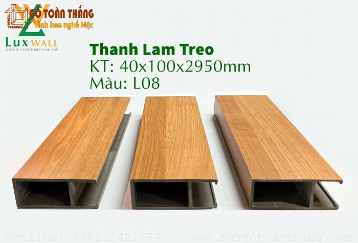 Lam treo trần LUX 40x100x2950-L08 1 Lam treo trần LUX 40x100x2950-L08