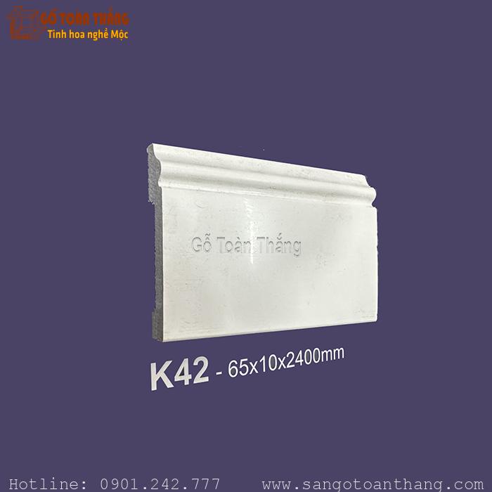 Len nhựa Hàn Quốc trắng trơn 65mm K42 1 Len nhựa Hàn Quốc trắng trơn 65mm K42