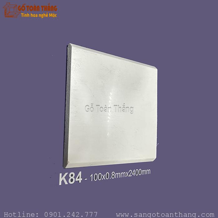 Phào chỉ Hàn Quốc PS trắng trơn - K84 1 Phào chỉ Hàn Quốc PS trắng trơn - K84