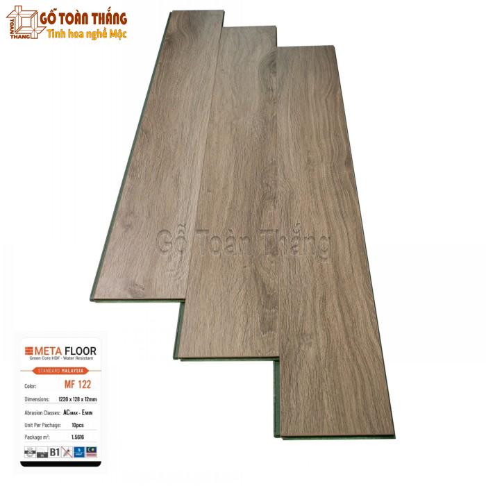 Sàn gỗ MetaFloor cốt xanh 12mm MF-122 1 Sàn gỗ MetaFloor cốt xanh 12mm MF-122