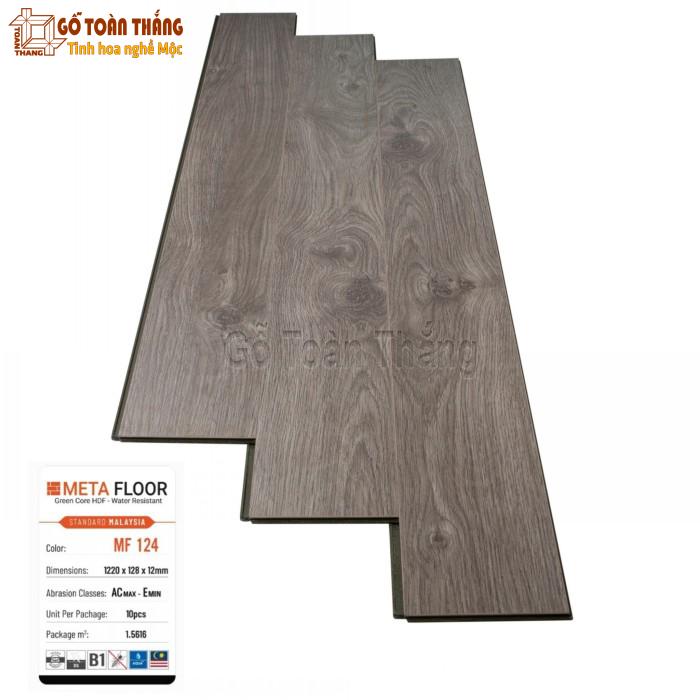 Sàn gỗ MetaFloor cốt xanh 12mm MF-124 1 Sàn gỗ MetaFloor cốt xanh 12mm MF-124