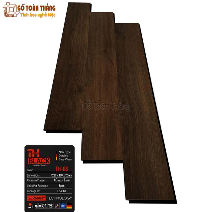 Sàn gỗ THBlack cốt đen 12mm TH-08 1 Sàn gỗ THBlack cốt đen 12mm TH-08