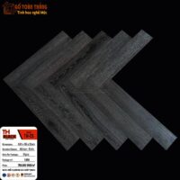 Sàn gỗ THBlack xương cá cốt đen 12mm TH-C5